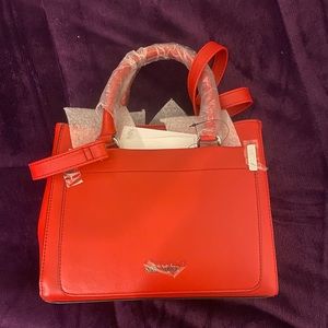 NWT red Nine West purse with cross strap!